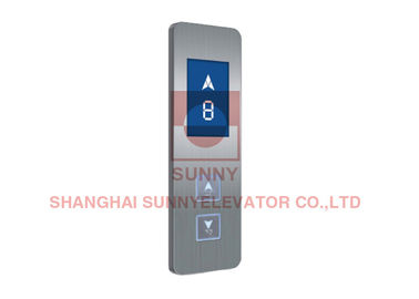ヘアライン乗客のエレベーターのための物質的なLCDエレベーターの警察官のパネル300 x 92 x 12mm