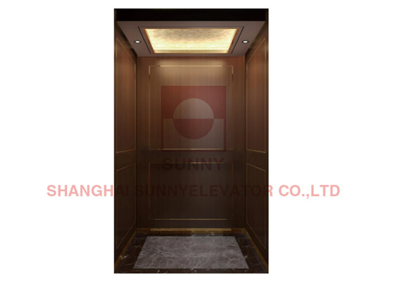 IP67 LEDライトとPVCフロアでホームヴィラエレベーターキャビンの装飾