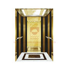 塗られるステンレス製の金のエレベーターの小屋の設計アクリルの軽い装飾を模倣すること