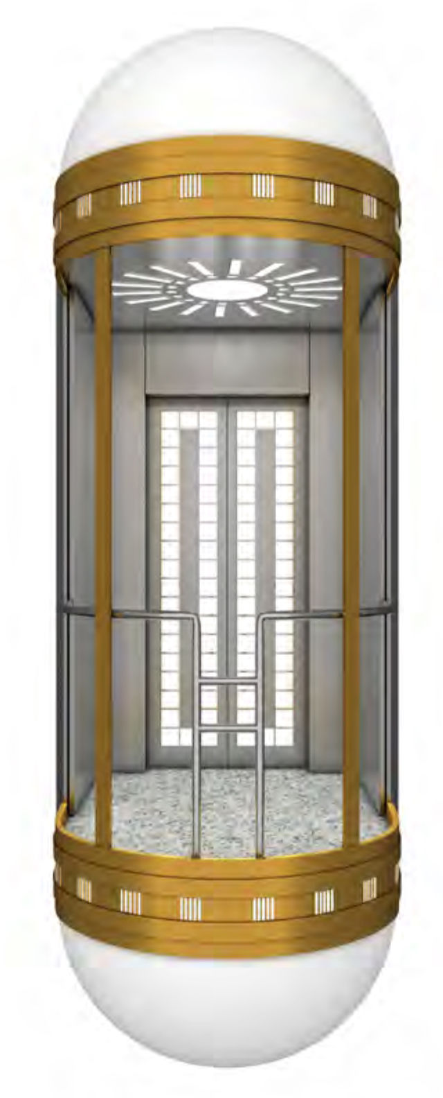 工場供給のパノラマ式のエレベーターの観光のエレベーターの乗客の上昇2