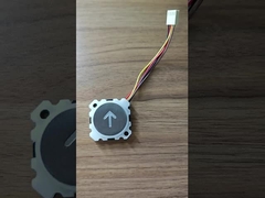 エレベーター部品 エレベーター 閉じるドア ボタン / 丸いブライル文字 エレベーター ボタン DC 12-36V