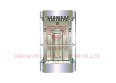 正方形の形の完全なガラス小屋が付いている2000kg観察のエレベーター