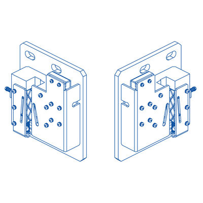 GB/CE ≤0.63M/S Speed Lift Safety Devices Instantaneous Safety Gear