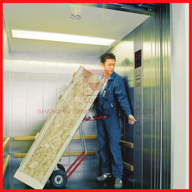 塗られた鋼鉄貨物/貨物エレベーターのための容量630kg 0.5m/Sの高速エレベーター