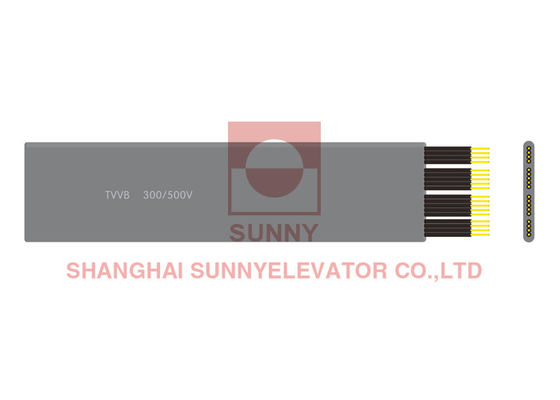 ポリ塩化ビニールの絶縁材が付いているAC300Vワイヤー ケーブル エレベーターの上昇の付属品