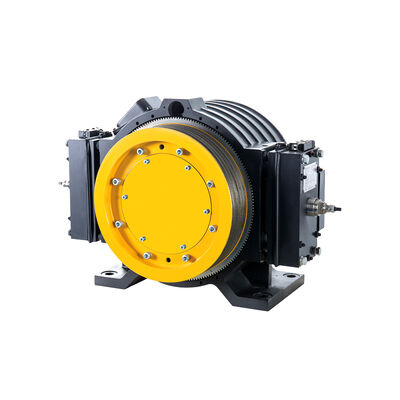 450-630kg 負荷 1.0~1.75m/s スピードリフト トラクションマシン エレベーターのスペアパーツのためのブロックブレーキ