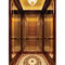贅沢なタイプが付いている純木のエレベーターの小屋の装飾のパネル ミラーのエッチングの壁