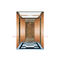 ポリ塩化ビニールの床のエレベーターの小屋の装飾のチタニウムの金のヘアライン ステンレス鋼