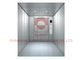 大きいスペースが付いている点検された鋼板床の貨物エレベーター車の装飾